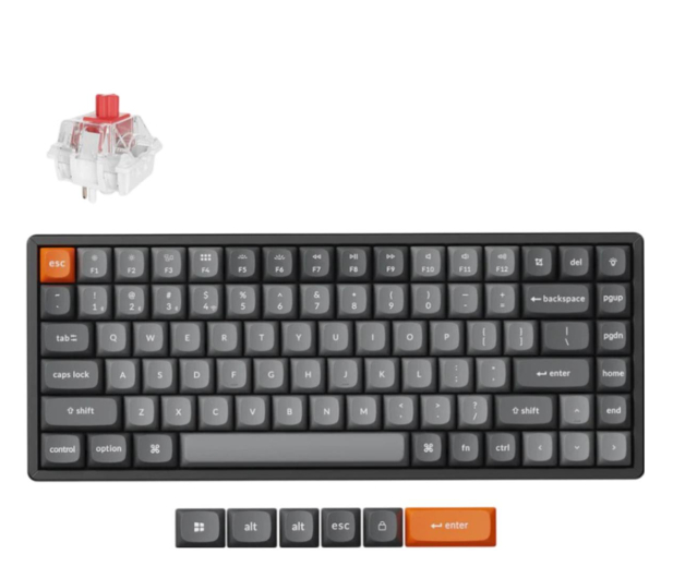 Keychron K2 Max J1 Keychron Super Red HS RGB Win/MacOS - 1272469 - zdjęcie